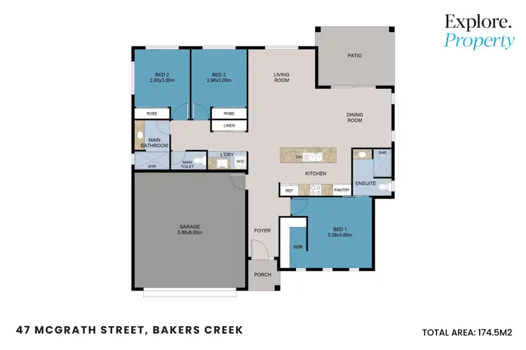 Floorplan of Homely house listing, 47 Mcgrath Street, Bakers Creek QLD 4740