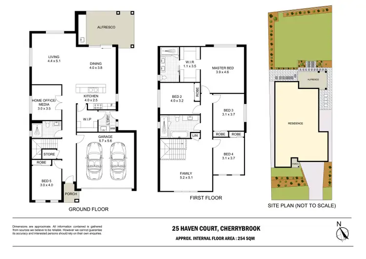 Floorplan of Homely house listing, 25 Haven Court, Cherrybrook NSW 2126