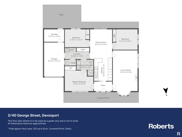 Floorplan of Homely unit listing, 2/40 George Street, Devonport TAS 7310