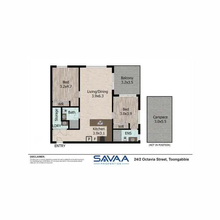 Floorplan of Homely unit listing, 24/2-4 Octavia Street, Toongabbie NSW 2146