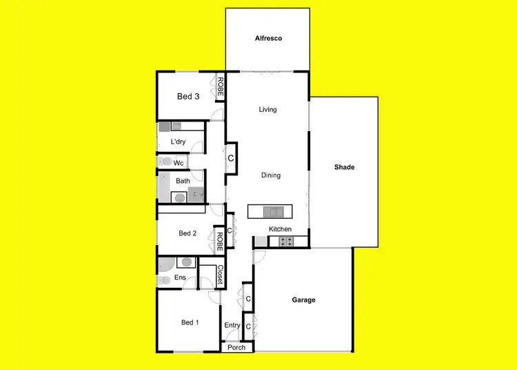 Floorplan of Homely house listing, 1/34 Carfora Drive, Mildura VIC 3500