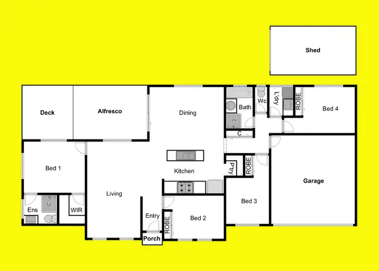 Floorplan of Homely house listing, 582 Walnut Avenue, Mildura VIC 3500