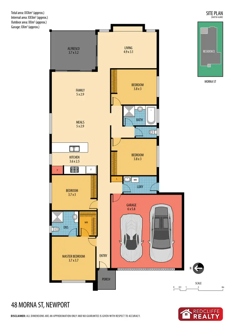 Floorplan of Homely house listing, 48 Morna Street, Newport QLD 4020
