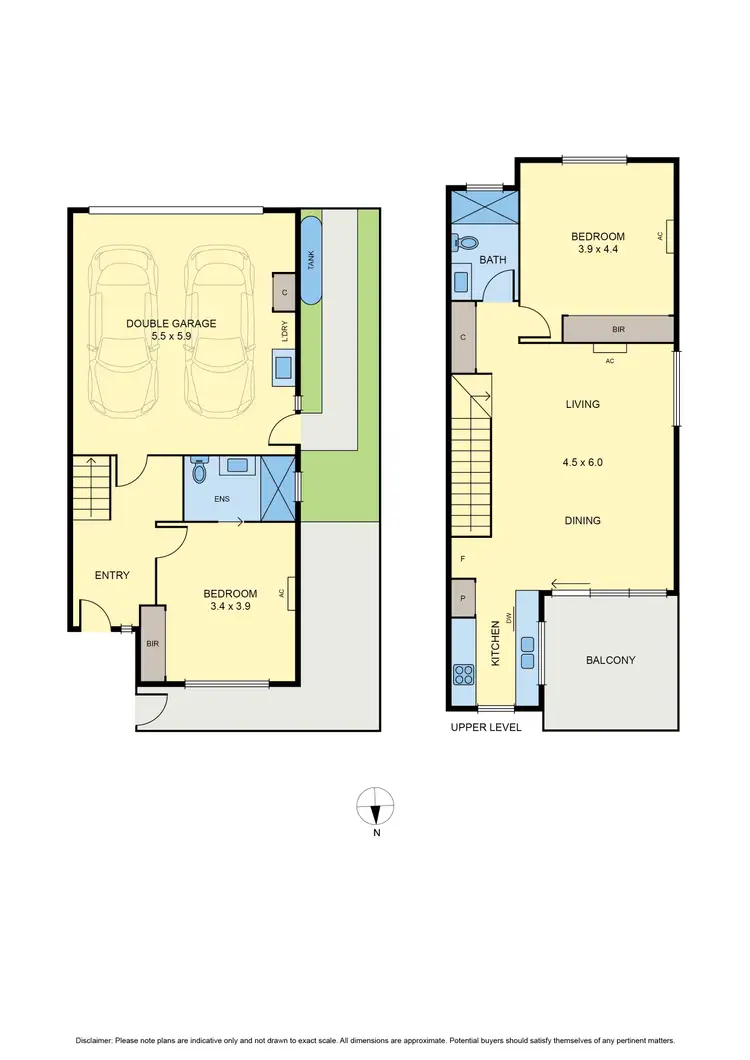 Floorplan of Homely townhouse listing, 5/61 Spring Street, Preston VIC 3072
