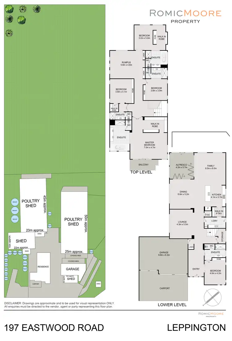 Floorplan of Homely rural property listing, 197 Eastwood Road, Leppington NSW 2179