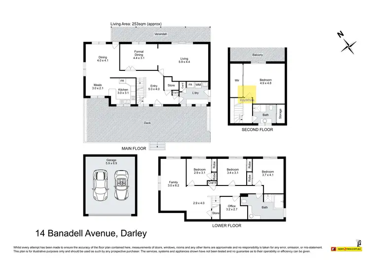 Floorplan of Homely house listing, 14 Banadell Avenue, Darley VIC 3340