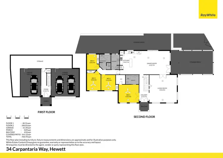 Floorplan of Homely house listing, 34 Carpentaria Way, Hewett SA 5118