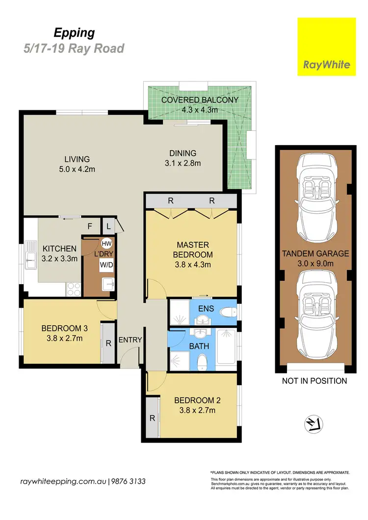 Floorplan of Homely unit listing, 5/17-19 Ray Road, Epping NSW 2121