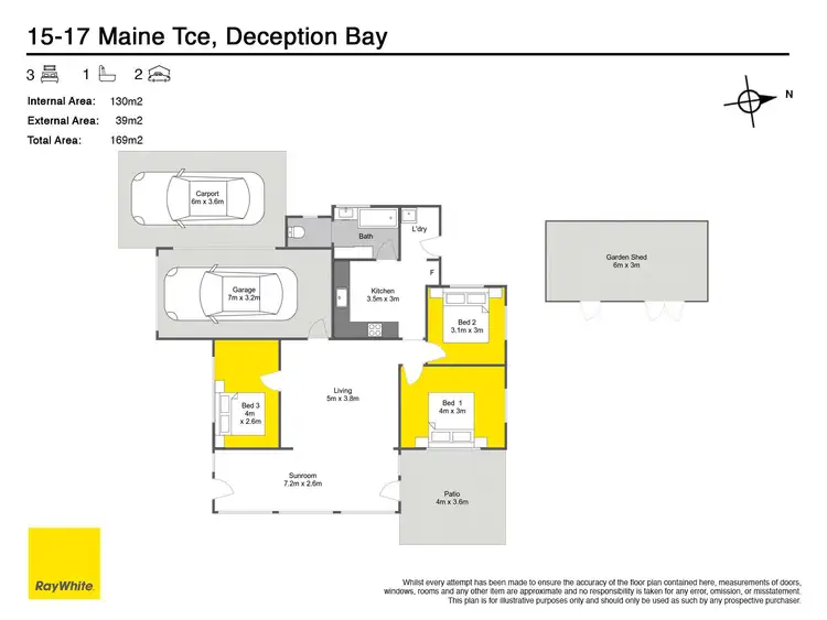 Floorplan of Homely house listing, 15-17 Maine Terrace, Deception Bay QLD 4508