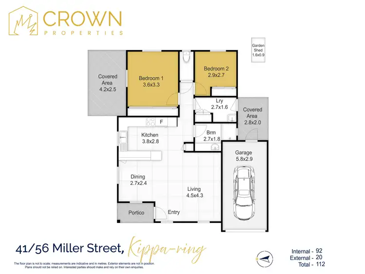 Floorplan of Homely villa listing, 41/56 MILLER STREET, Kippa-Ring QLD 4021