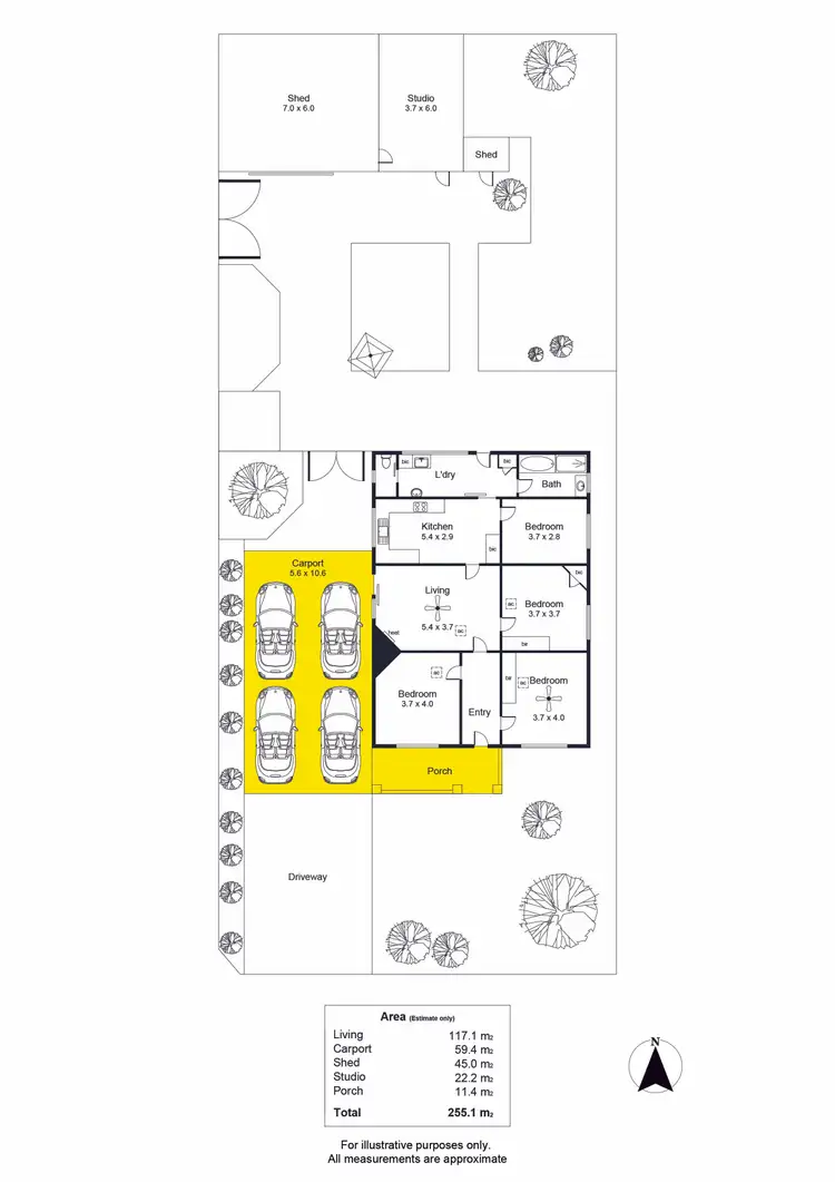 Floorplan of Homely house listing, 74 Penang Avenue, Colonel Light Gardens SA 5041