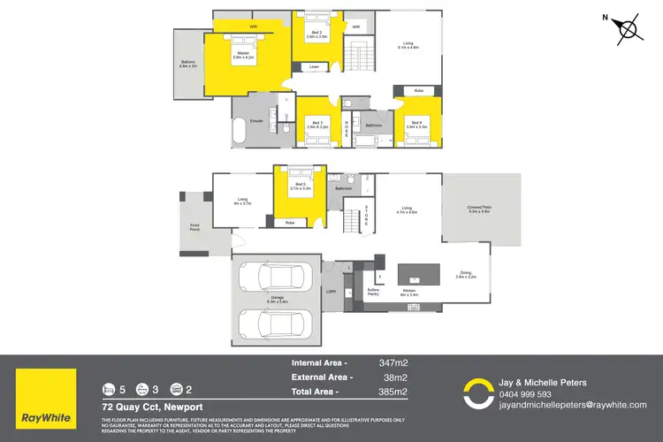 Floorplan of Homely house listing, 72 Quay Circuit, Newport QLD 4020