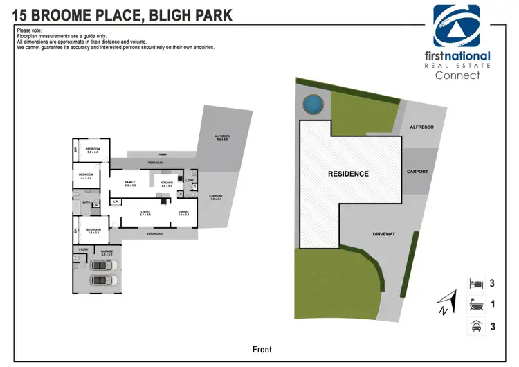 Floorplan of Homely house listing, 15 Broome Place, Bligh Park NSW 2756