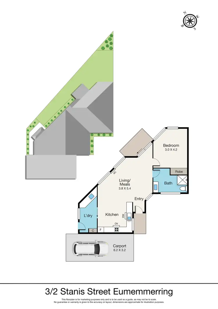 Floorplan of Homely unit listing, 3/2 Stanis Street, Eumemmerring VIC 3177