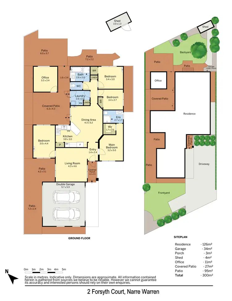 Floorplan of Homely house listing, 2 Forsyth Court, Narre Warren VIC 3805
