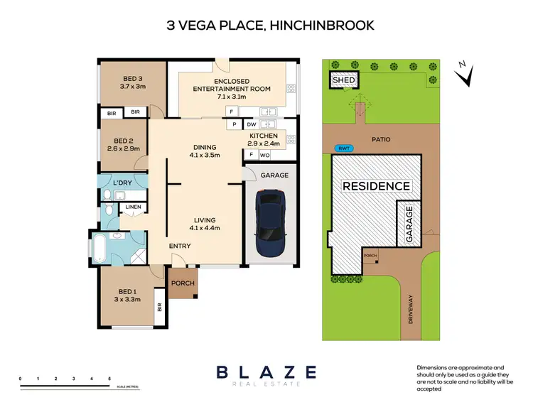 Floorplan of Homely house listing, 3 Vega Place, Hinchinbrook NSW 2168