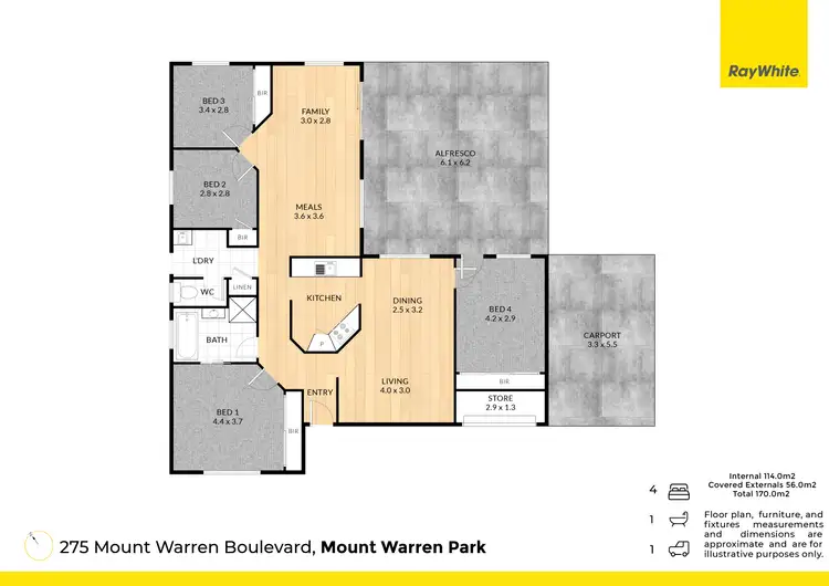 Floorplan of Homely house listing, 275 Mount Warren Boulevard, Mount Warren Park QLD 4207