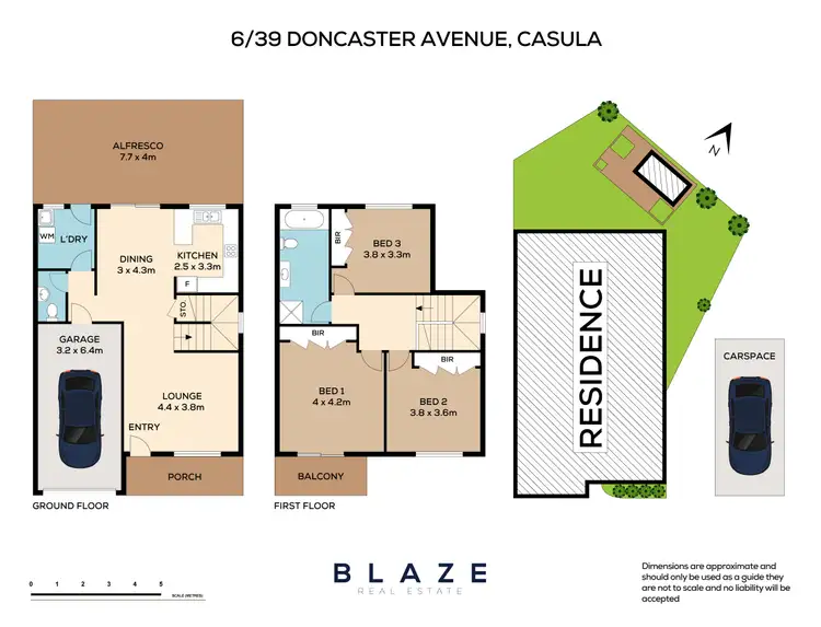 Floorplan of Homely townhouse listing, 6/39 Doncaster Avenue, Casula NSW 2170