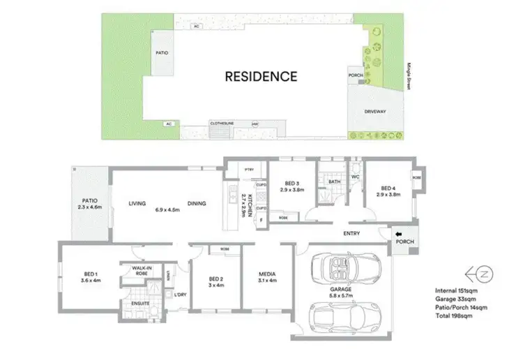 Floorplan of Homely house listing, 14 Mingle Street, Palmview QLD 4553