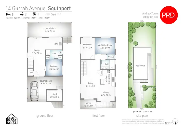Floorplan of Homely house listing, 14 Gurrah Avenue, Southport QLD 4215
