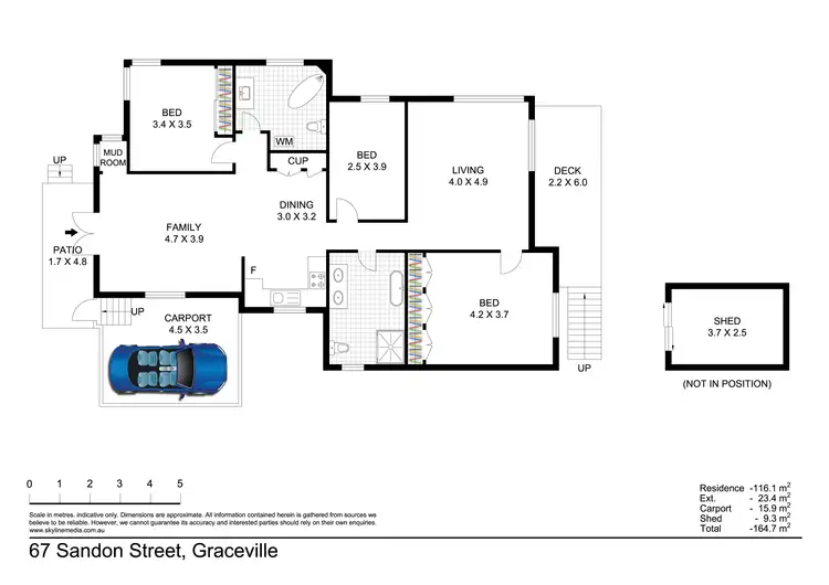 Floorplan of Homely house listing, 67 Sandon Street, Graceville QLD 4075