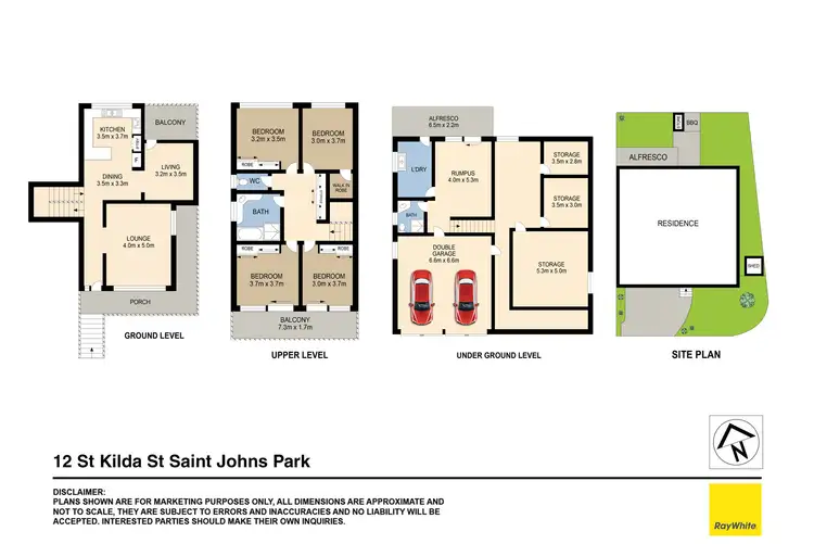 Floorplan of Homely house listing, 12 St Kilda Street, St Johns Park NSW 2176