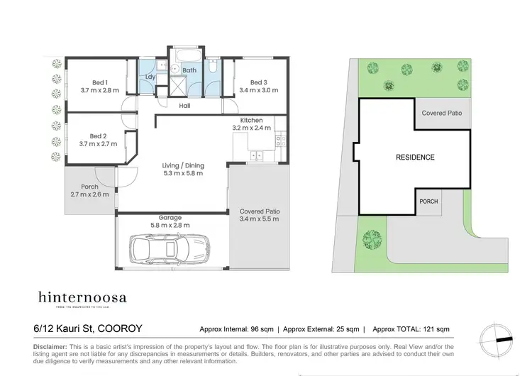 Floorplan of Homely house listing, 6/12 Kauri Street, Cooroy QLD 4563