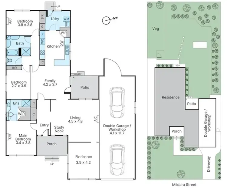 Floorplan of Homely house listing, 18 Mildara Street, Vermont South VIC 3133