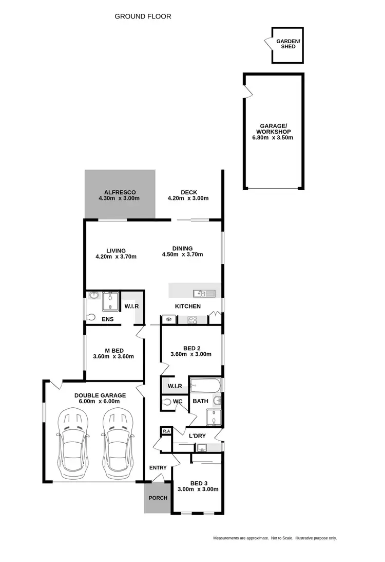 Floorplan of Homely house listing, 722 Centaur Road, Hamilton Valley NSW 2641