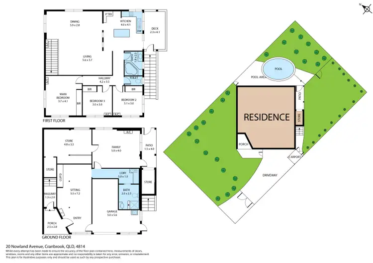 Floorplan of Homely house listing, 20 Nowland Avenue, Cranbrook QLD 4814