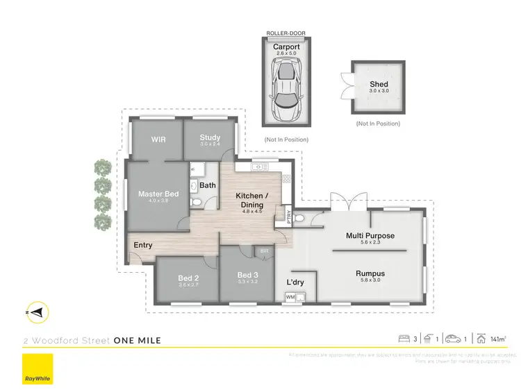 Floorplan of Homely house listing, 2 Woodford Street, One Mile QLD 4305