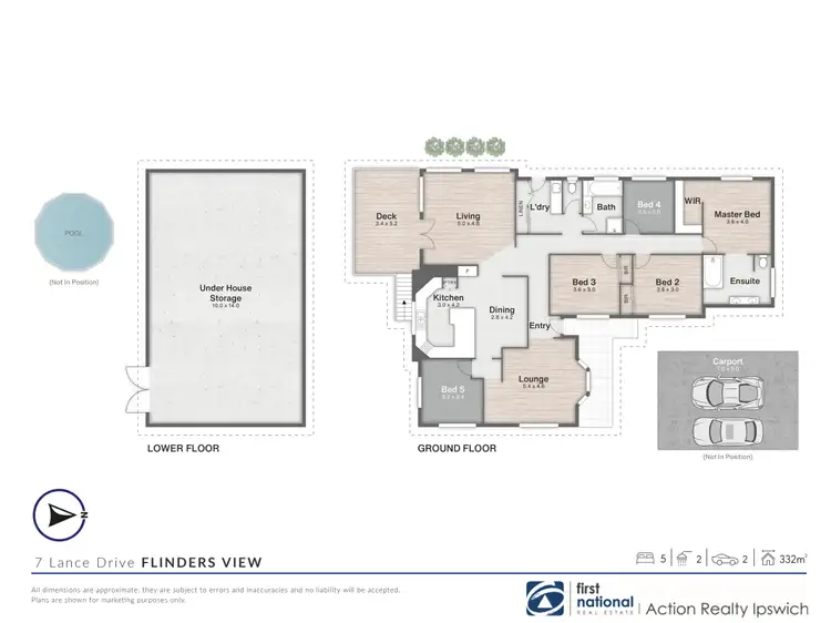 Floorplan of Homely house listing, 7 Lance Drive, Flinders View QLD 4305