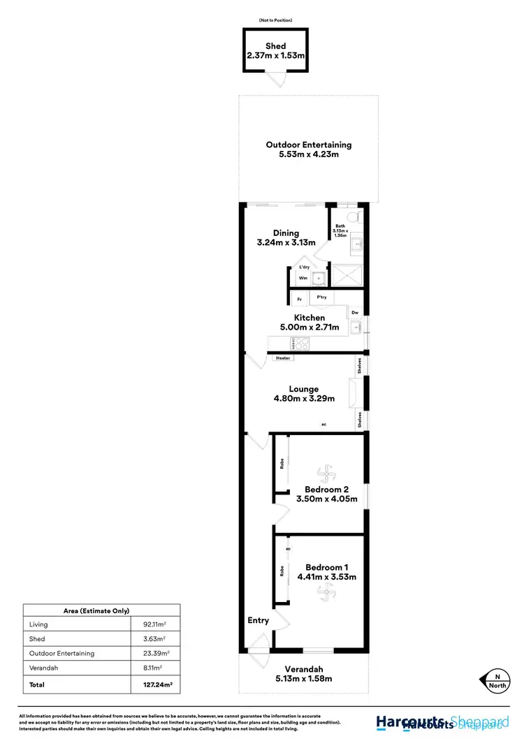 Floorplan of Homely house listing, 34 Verdun Street, Beulah Park SA 5067