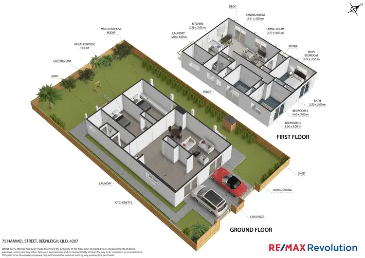 Floorplan of Homely house listing, 75 Hammel Street, Beenleigh QLD 4207