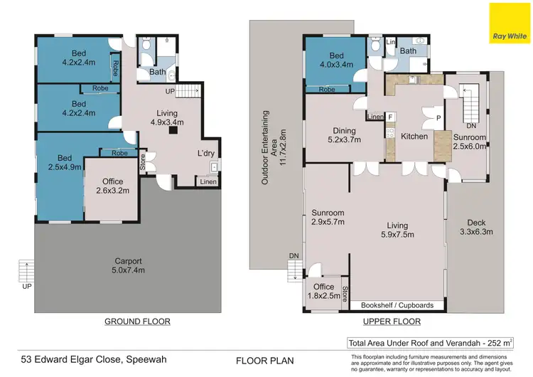 Floorplan of Homely house listing, 53 Edward Elgar Close, Speewah QLD 4881