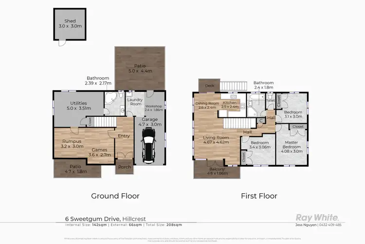 Floorplan of Homely house listing, 6 Sweetgum Street, Hillcrest QLD 4118