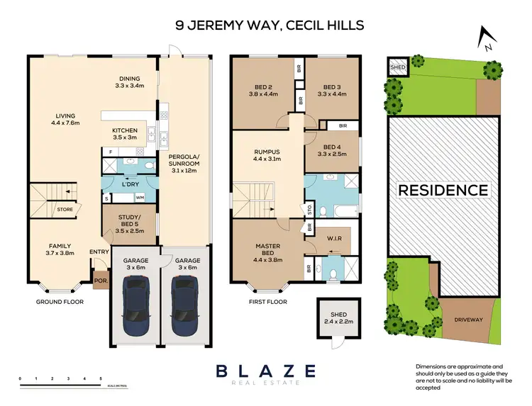 Floorplan of Homely house listing, 9 Jeremy Way, Cecil Hills NSW 2171