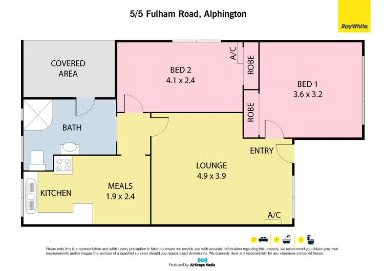 Floorplan of Homely unit listing, 5/5 Fulham Road, Alphington VIC 3078