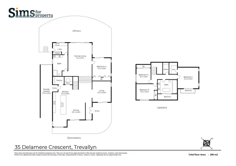 Floorplan of Homely house listing, 35 Delamere Crescent, Trevallyn TAS 7250