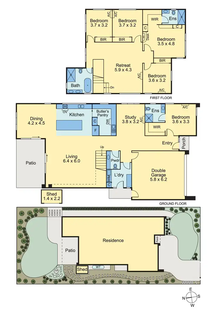 Floorplan of Homely house listing, 5 Salem Avenue, Oakleigh South VIC 3167