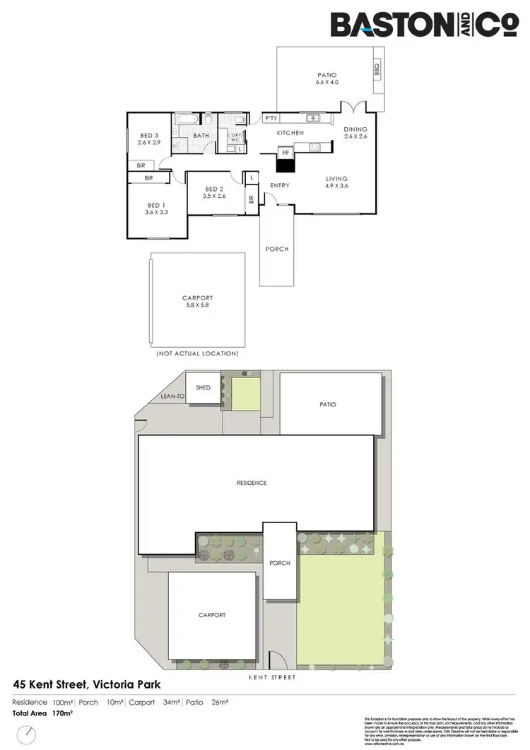Floorplan of Homely house listing, 45 Kent Street, Victoria Park WA 6100