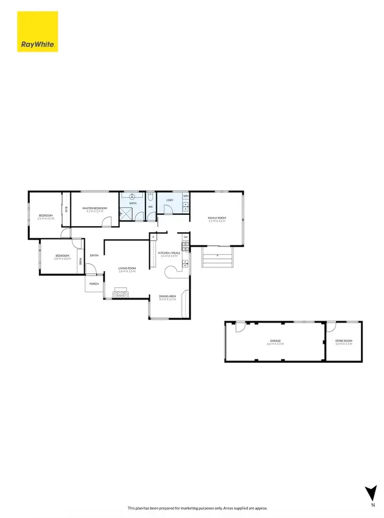 Floorplan of Homely house listing, 45 Percy Street, Fawkner VIC 3060