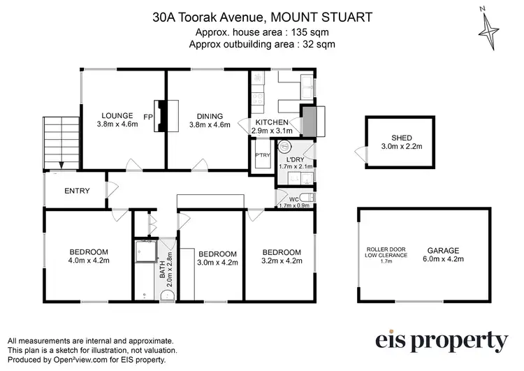 Floorplan of Homely house listing, 30A Toorak Avenue, Mount Stuart TAS 7000