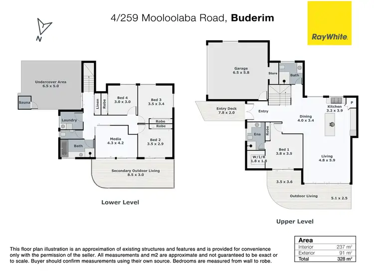 Floorplan of Homely townhouse listing, 4/259-263 Mooloolaba Road, Buderim QLD 4556
