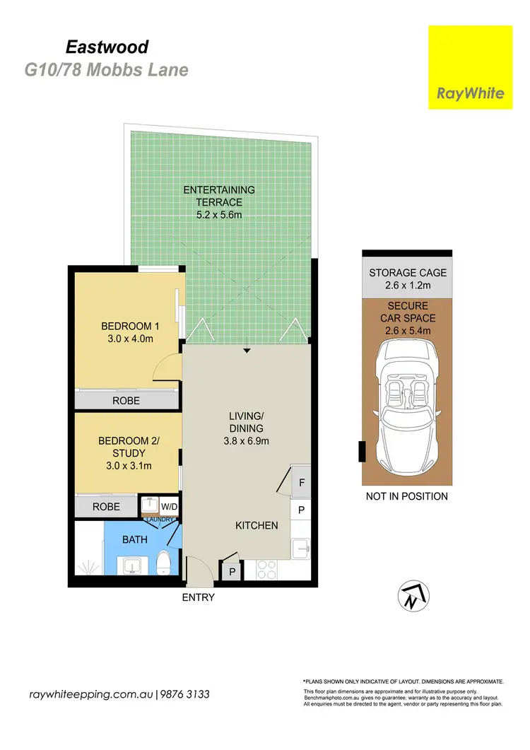 Floorplan of Homely apartment listing, G10/78 Mobbs Lane, Eastwood NSW 2122
