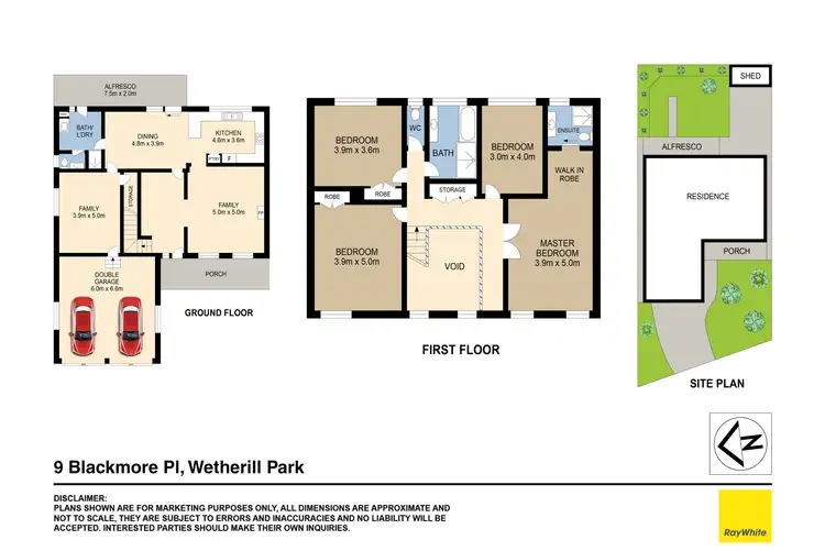 Floorplan of Homely house listing, 9 Blackmore Place, Wetherill Park NSW 2164