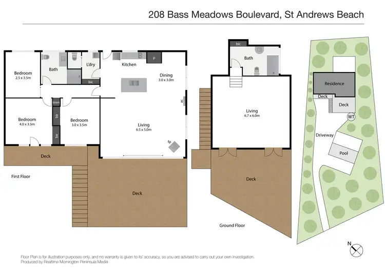 Floorplan of Homely house listing, 208 Bass Meadows Boulevard, St Andrews Beach VIC 3941
