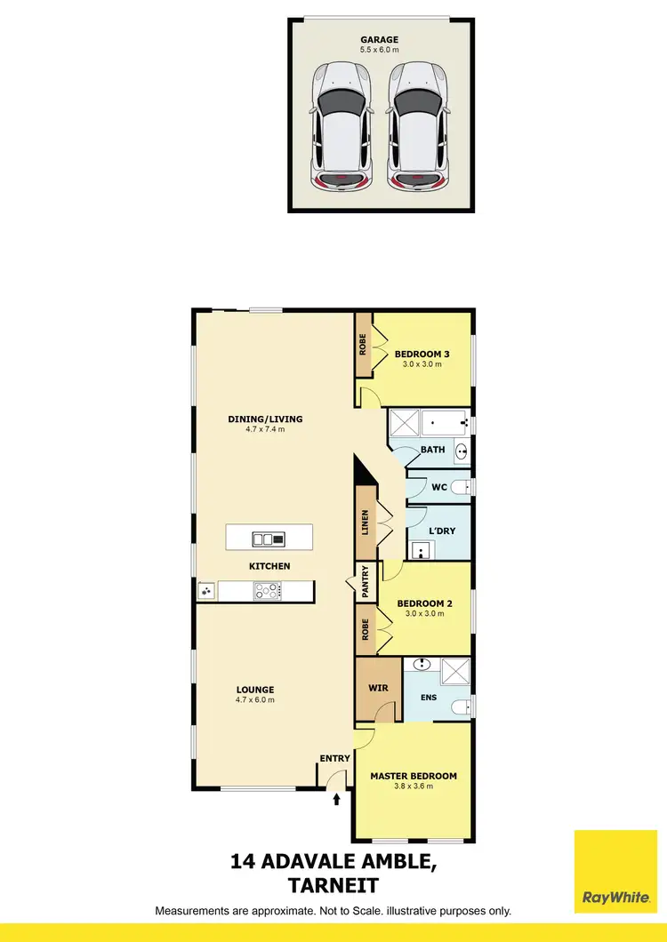 Floorplan of Homely house listing, 14 Adavale Amble, Tarneit VIC 3029