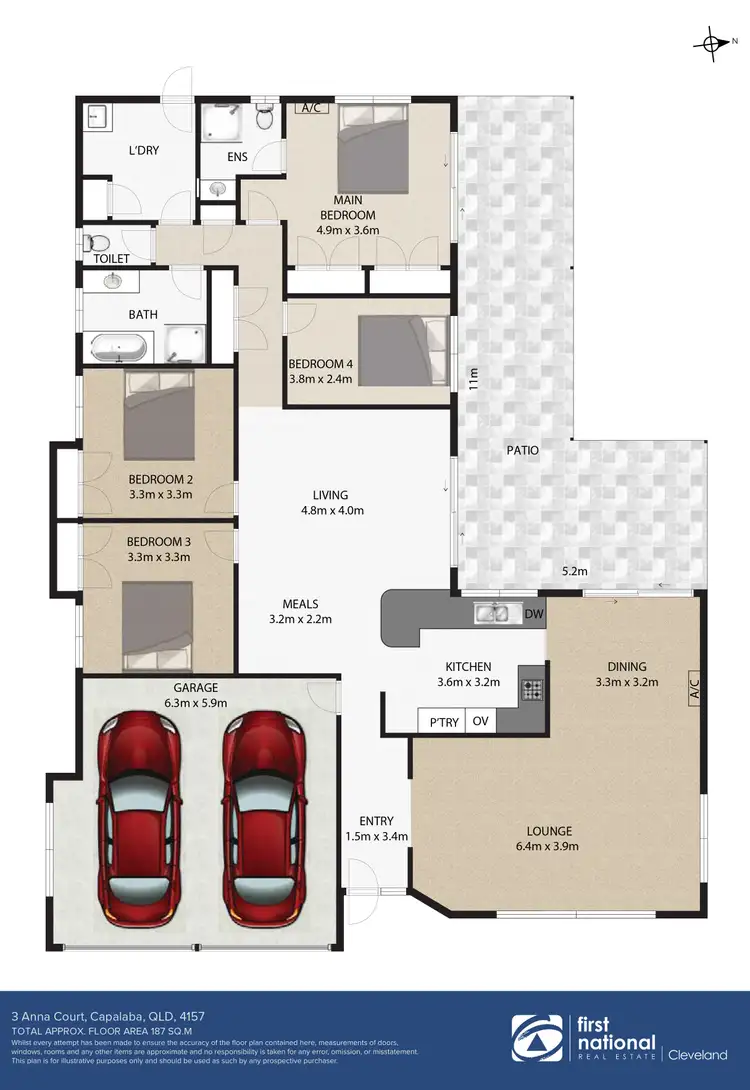 Floorplan of Homely house listing, 3 Anna Court, Capalaba QLD 4157