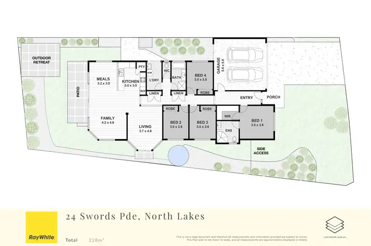 Floorplan of Homely house listing, 24 Swords Parade, North Lakes QLD 4509